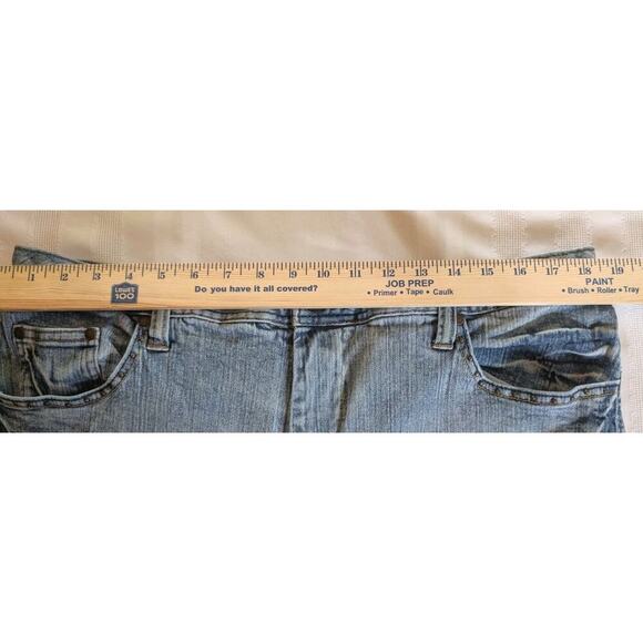 Ladies Faded Glory Embellished Blue Jeans/Capris Size 20W 5 Pockets Vintage - Picture 10 of 11